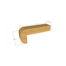 Yellow Firebrick Czech Corner 5L 10*22*5