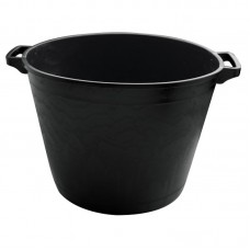 Black Plastic Bucket 42lt